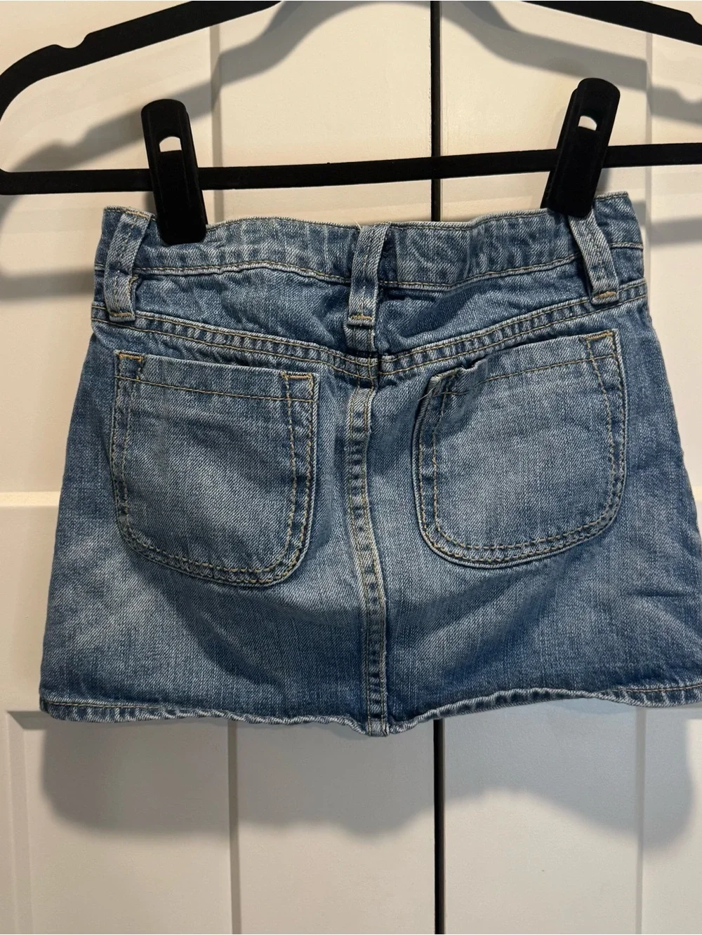Gap Denim Light Wash Denim Mini Skirt 8 Regular